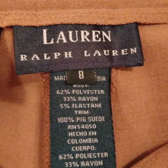 Women's Lauren Ralph Lauren Khaki Size 8 Jodhpurs Equestrian Pants - Picture 5 of 9